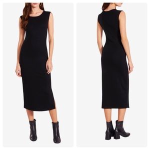 Finity Black Sleeveless Slip Dress, size M